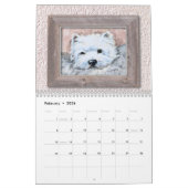 Borgo's The Artful Westie 2025 Calendar カレンダー (2月 2026)