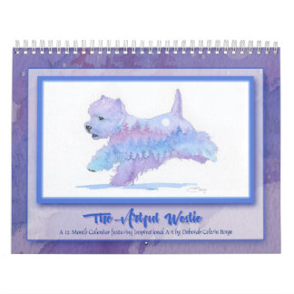 Borgo's The Artful Westie Calendar カレンダー