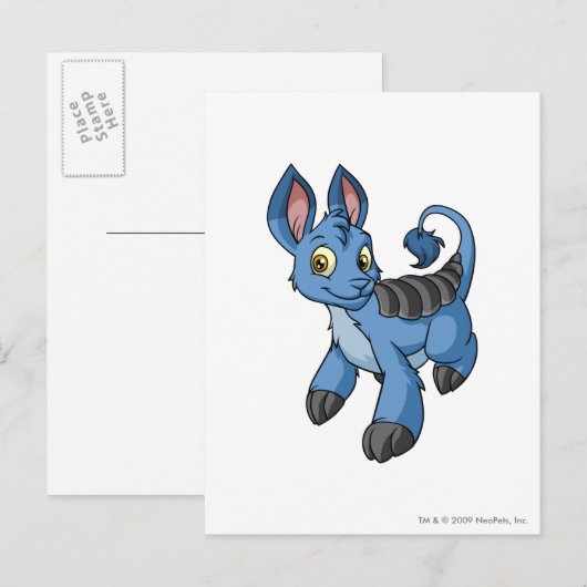 Boriの青 ポストカード (正面/裏面)