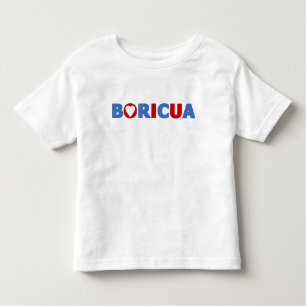 Boricuaのプエルトリコのプライド トドラーTシャツ