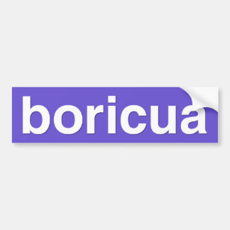boricua バンパーステッカー