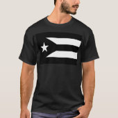 Boricua フラグとコキ tシャツ (正面)