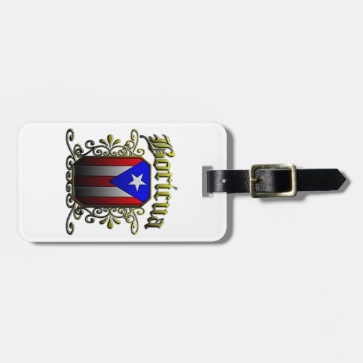 Boricua ラゲッジタグ (正面横)