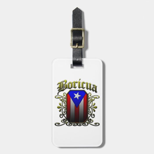 Boricua ラゲッジタグ (正面縦)