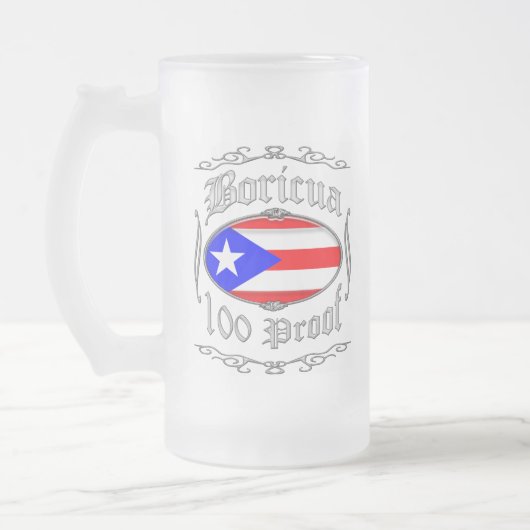 Boricua 100 Proof2 フロストグラスビールジョッキ (左)