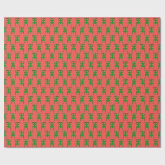 Boricua Coqui Christmas wrapping paper ラッピングペーパー (フラット)