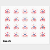 Boricua Heraldy ラウンドシール (シート)