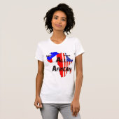 Boricua、Morena、すべてのアフリカ人- Tシャツ (正面フル)