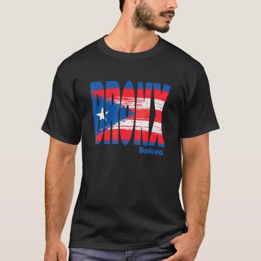 Boricua Roots Puerto Rico Pride PR Bronx Puerto Ri Tシャツ (正面)