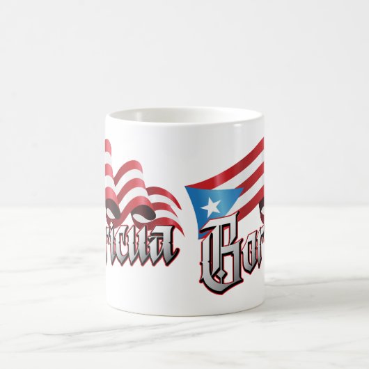 Boricua Strong コーヒーマグカップ (中央)