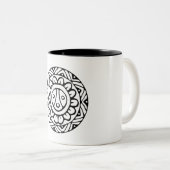 Borikénの先住民のマグ ツートーンマグカップ (正面右)