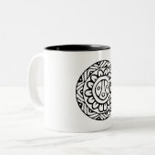 Borikénの先住民のマグ ツートーンマグカップ (正面左)