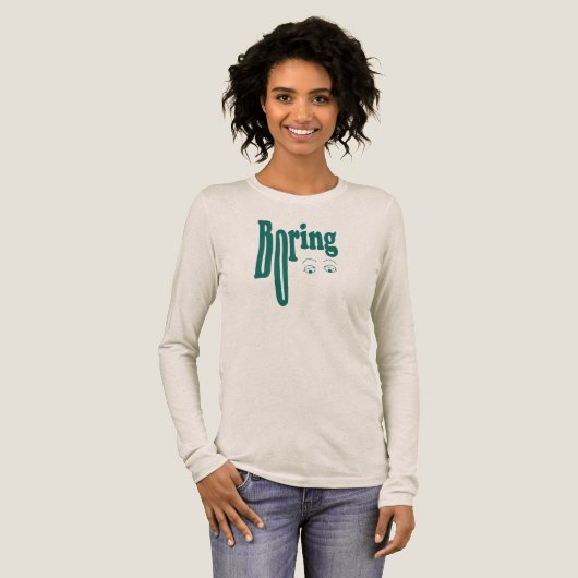 Boring トライブレンドTシャツ (正面全体)