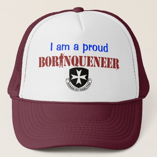 Borinqueneerの誇りを持ったな帽子 キャップ (正面)
