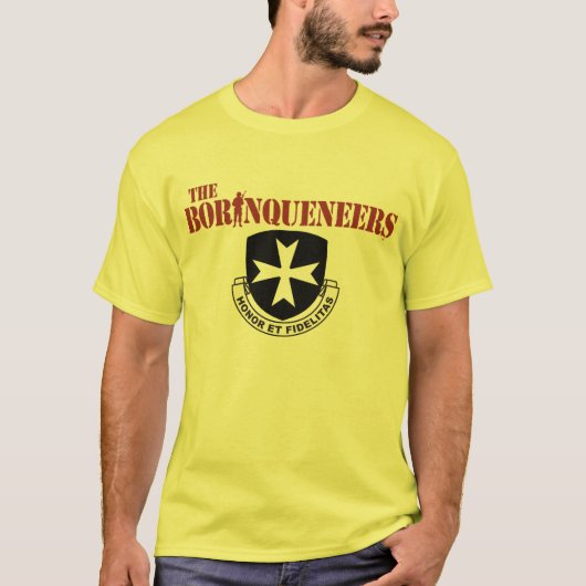 Borinqueneersの頂上のTシャツ Tシャツ (正面)