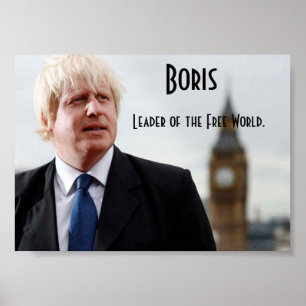 Boris Johnson:自由世界のリーダー ポスター