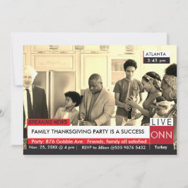 Boris Johnson ThanksgivingブレイクニングTVニュースバリュー 招待状