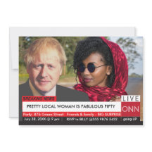 Boris Johnson Women's 50誕生日TVおもしろいニュース