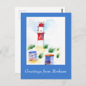 Borkumカスタマイズ可能なあいさつ葉書 ポストカード (正面/裏面)