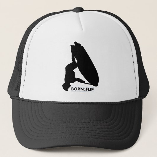 Born2Flipのトラック運転手の帽子 キャップ (正面)