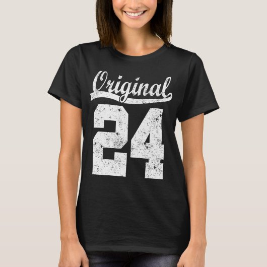 Born 24 birthday shirt tシャツ (正面)