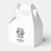 Born 2 Ball Sports Themed Boy 2nd Birthday Party フェイバーボックス (正面サイド)