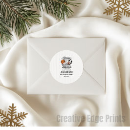 Born 2 Ball Sports Themed Boy 2nd Birthday Party ラウンドシール