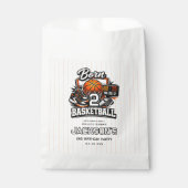 Born 2 Basketball | Sports Themed 2nd Birthday フェイバーバッグ (正面)