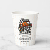 Born 2 Basketball | Sports Themed 2nd Birthday 紙コップ (裏面)