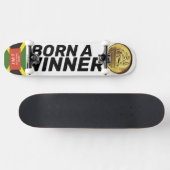 BORN A WINNER スケートボード (横)