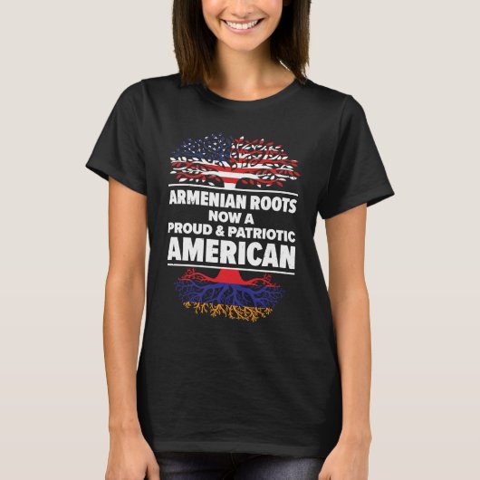 Born Armenian Armenia American USA Citizenship  1 Tシャツ (正面)