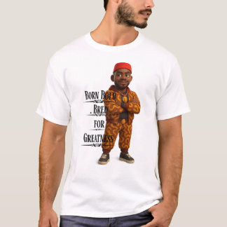 Born Bold Bred for Greatness,Afro modern,3d Tシャツ