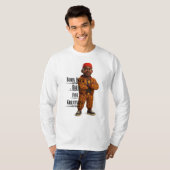 Born Bold Bred for Greatness,Afro modern,3d Tシャツ (正面フル)