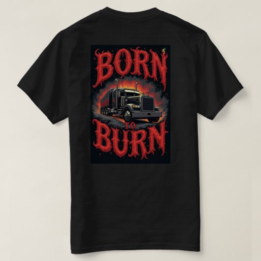Born Burn. Tシャツ (デザイン裏面)