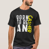 Born cashier Profession career worker working quot Tシャツ (正面)