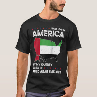 Born Emirati United Arab Emirates American USA Cit Tシャツ