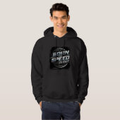 Born for Speed Circuit Neon Grid Hoodie – Racing パーカ (正面フル)
