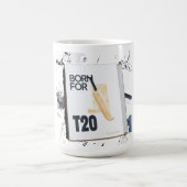 Born For T20 Cricket Graphic Tee コーヒーマグカップ (中央)