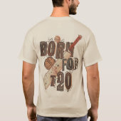 Born For T20 Cricket Graphic Tee  D Tシャツ (裏面)