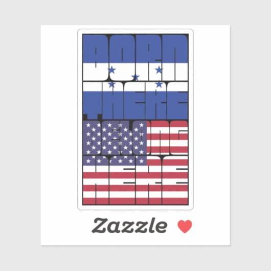 Born Honduras Belong American シール (シート)