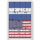 Born Honduras Belong American シール (正面)