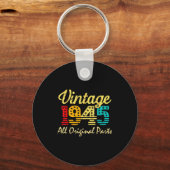 Born In 1945 80 Years Old Made In 1945 80th Birthd キーホルダー (正面)