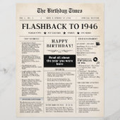 Born in 1946 Mock Newspaper sepia (正面)