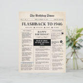 Born in 1946 Mock Newspaper sepia (スタンド正面)