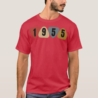 Born In 1955 Guitarist Guitar Pick Music Birthday Tシャツ