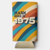 Born in 1975 Custom Drink Cooler – Retro Seventies スリム缶クーラー (裏面)