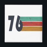 Born in 1976 vintage 50th birthday party マグネット<br><div class="desc">Add some originality to your wardrobe with this vintage sunset birthday graphic design featuring an awesome typography font. It's a great gift idea for men, women, husbands, wives, grandmothers, and grandfathers who will love this unique artwork. The perfect funny holiday present for a happy birthday party.</div>