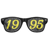 Born in 1995 30th birthday fun shades sunglasses レトロサングラス (正面)