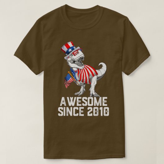 Born in 2010 12 Years Old Made in 2010 12nd Birthd Tシャツ (デザイン正面)