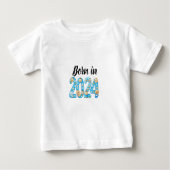 Born in 2024 ベビーTシャツ (正面)